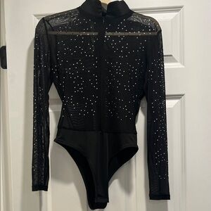 Black Sparkly Women’s One Piece
